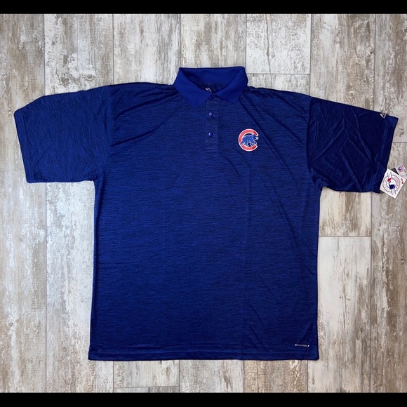 Majestic MLB Chicago Cubs Polo Big & Tall Shirt - Picture 8 of 8